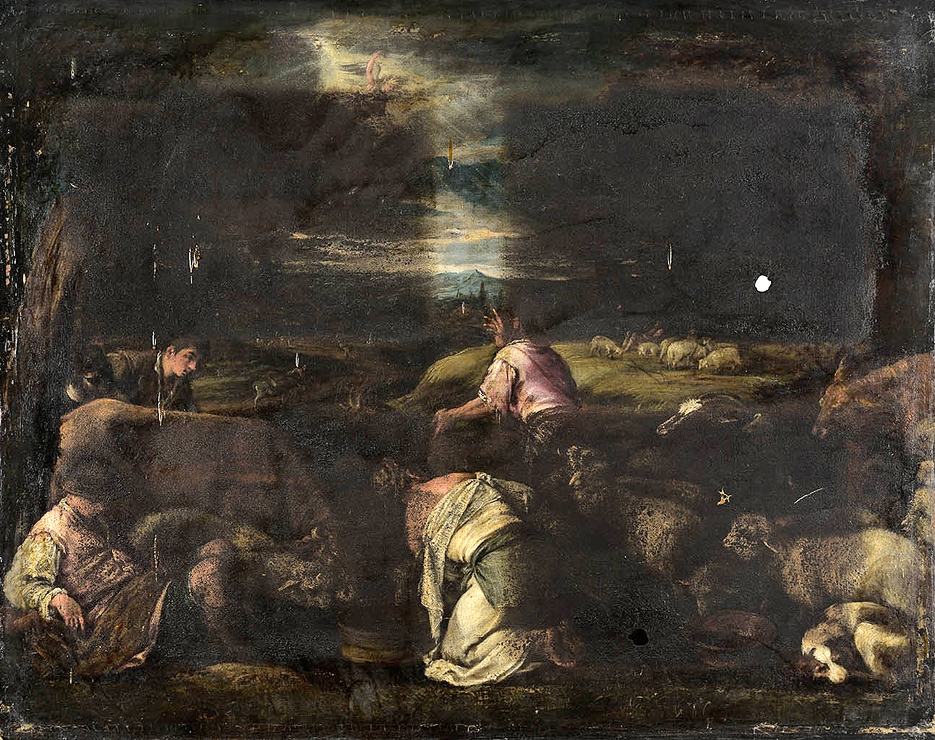 L'Annonce aux bergers, Jacopo Bassano, Musée des Beaux-Arts, Strasbourg